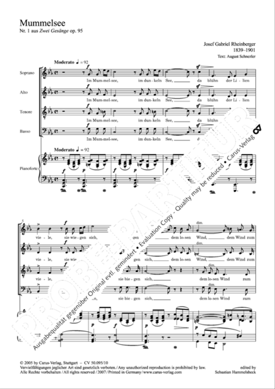 Mummelsee Mummelsee 4-Part scores gallery preview page 4