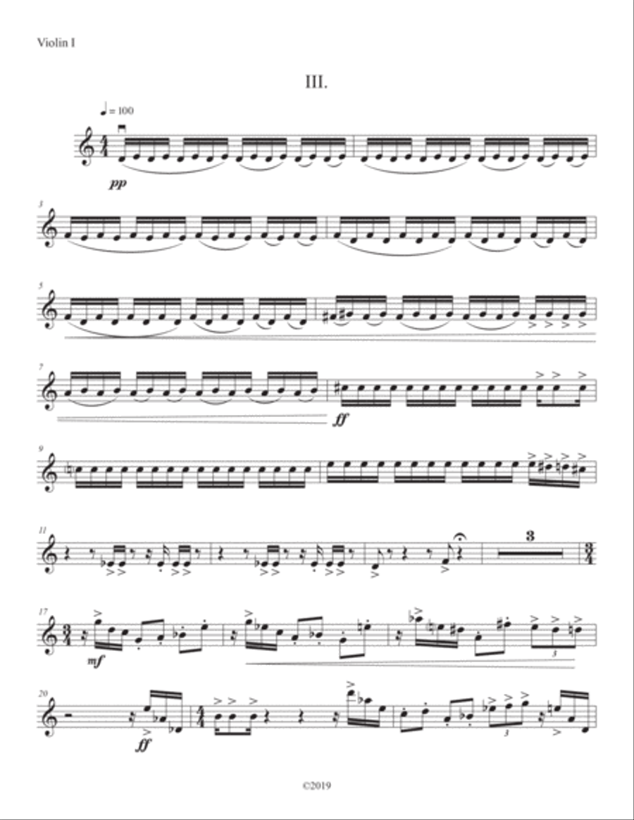 String Quartet No. 1 String Quartet scores gallery preview page 4