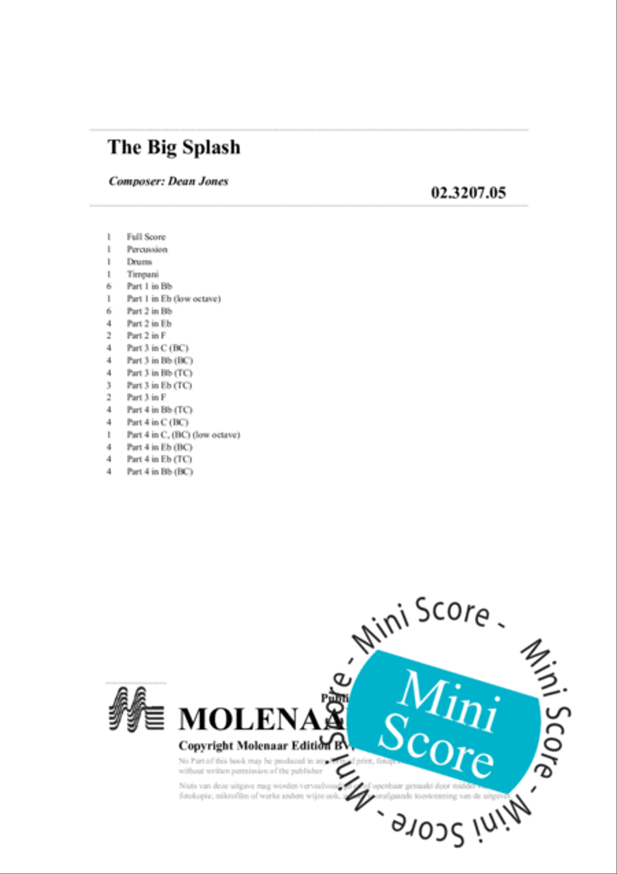The Big Splash Fanfare Band scores gallery preview page 4
