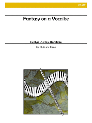 Book cover for Fantasy on a Vocalise for Flute and Piano