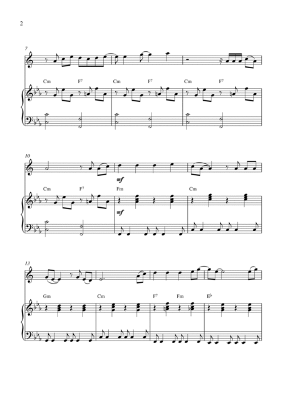 She's Not There Alto Saxophone scores gallery preview page 2