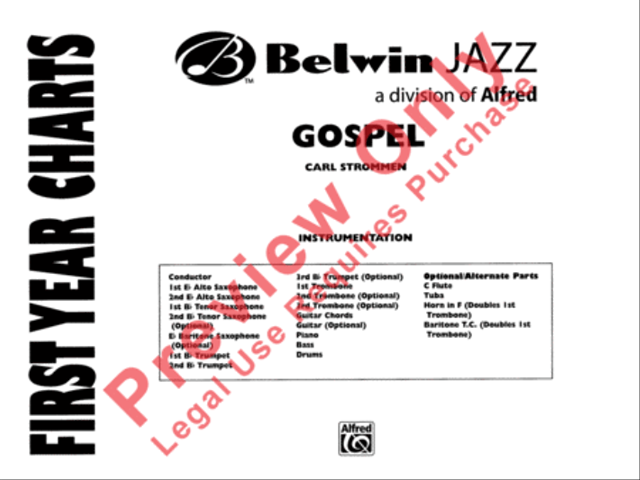 Gospel Jazz Ensemble scores gallery preview page 2
