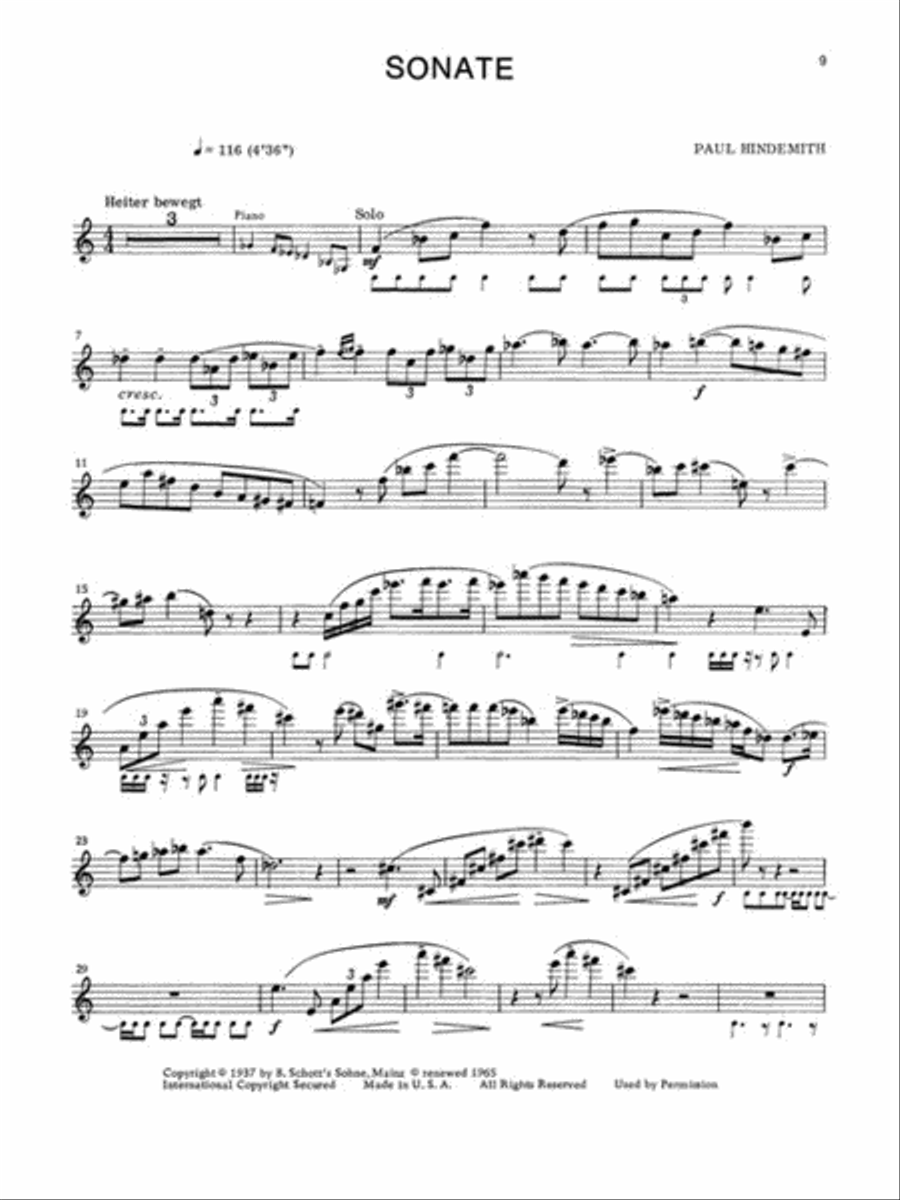 Advanced Flute Solos – Volume 1 Flute Solo scores gallery preview page 4
