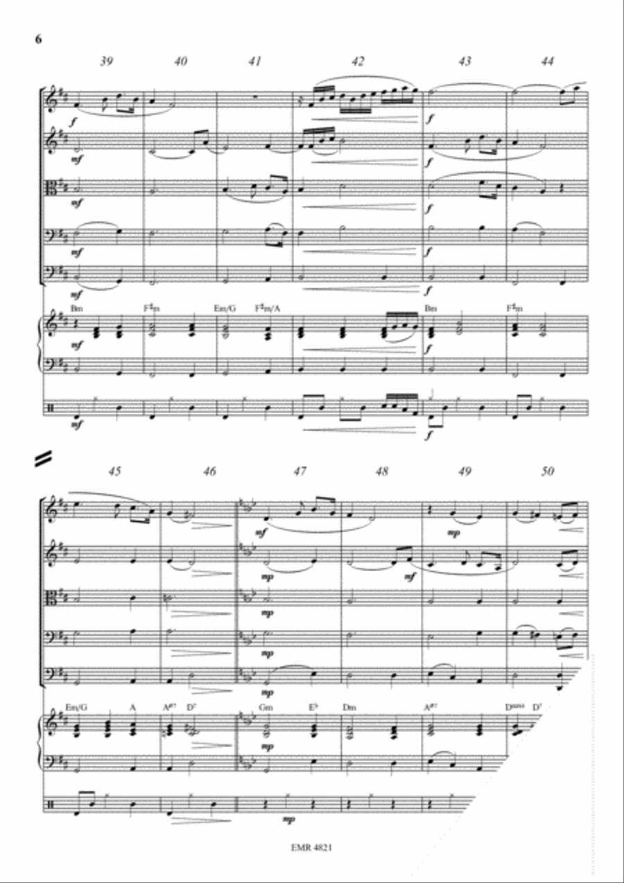 The Last Rose Of Summer String Orchestra scores gallery preview page 6