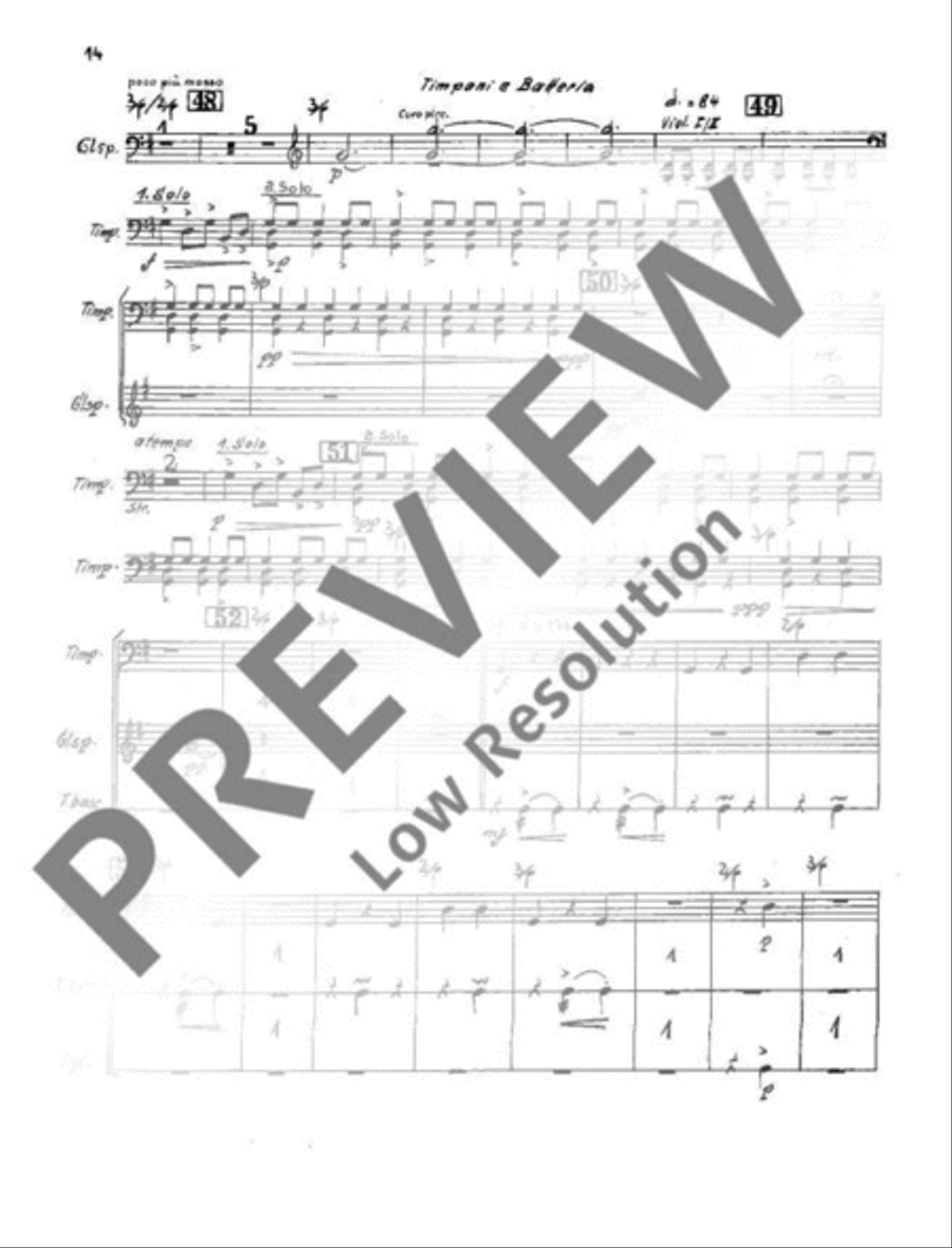 Carmina Burana Carmina Burana Choir scores gallery preview page 17