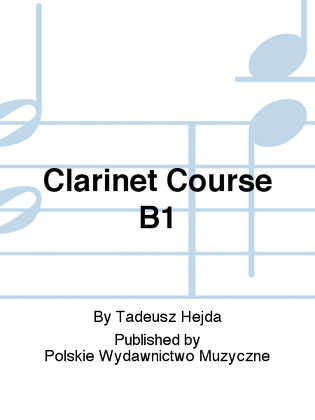 Book cover for Clarinet Course B1