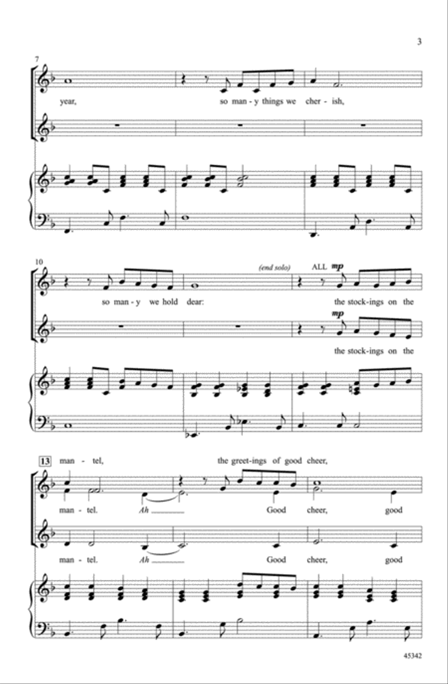 When I Hear the Sounds of Christmas Choir scores gallery preview page 2