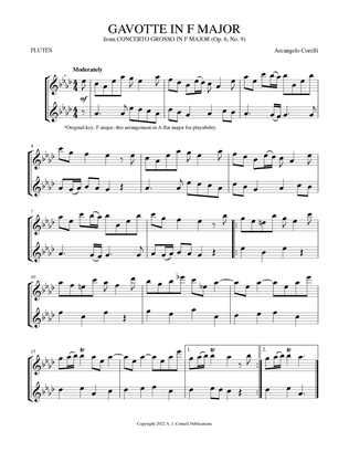 Gavotte in F Major (from Concerto Grosso in F Major)