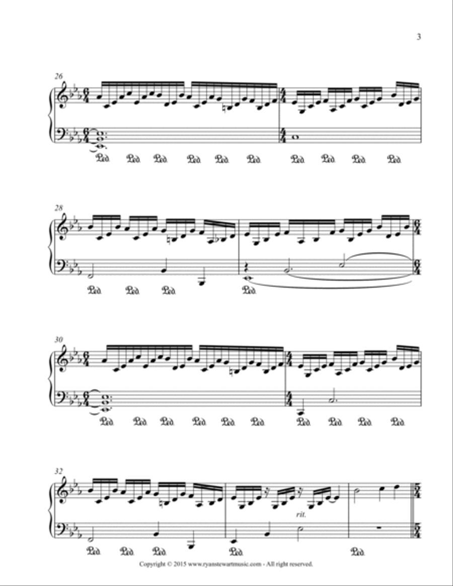Equanimity (Solo Piano) Piano Solo scores gallery preview page 3