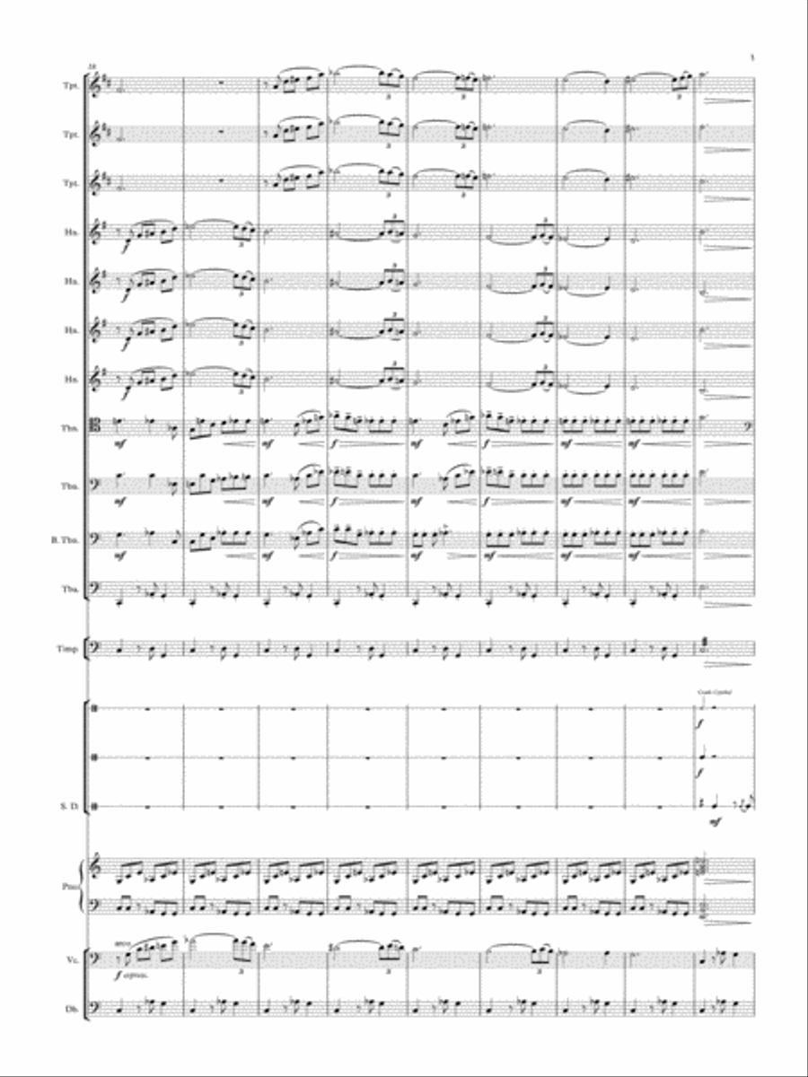 Metanoia Brass Choir Large Ensemble scores gallery preview page 3