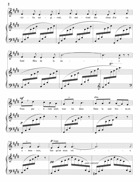 KOECHLIN: Si tu le veux, Op. 5 no. 5 (transposed to E major)