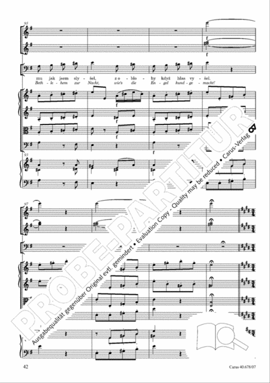 Missa pastoralis bohemica 4-Part scores gallery preview page 55