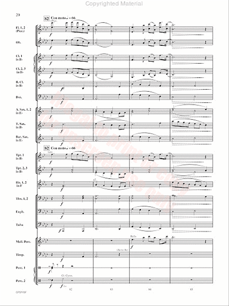 Converse Fantasy Concert Band scores gallery preview page 21