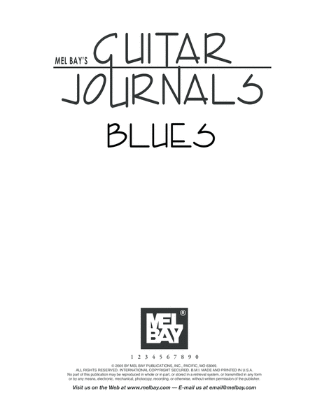 Guitar Journals - Blues image number null