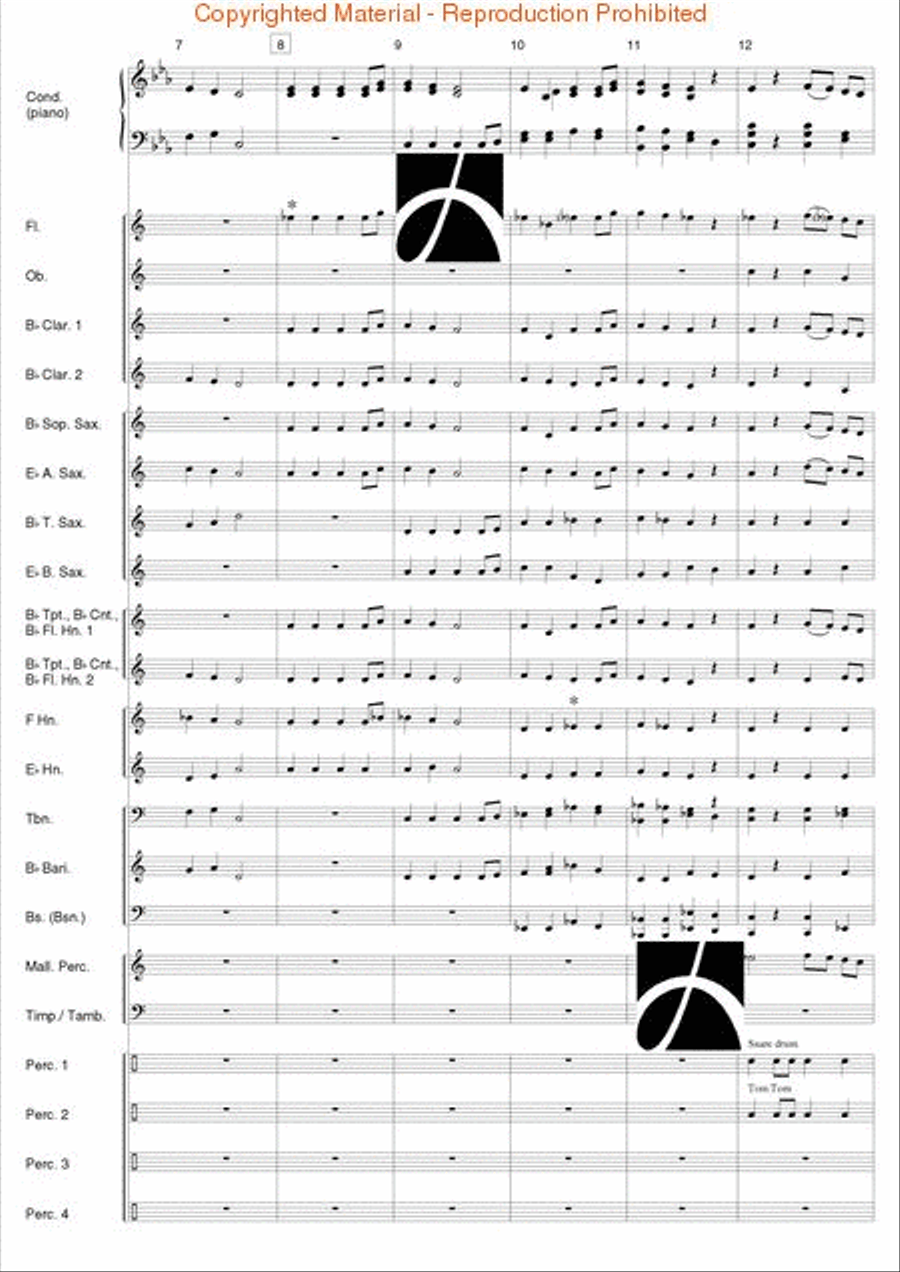 Band Time Christmas Concert Band scores gallery preview page 20