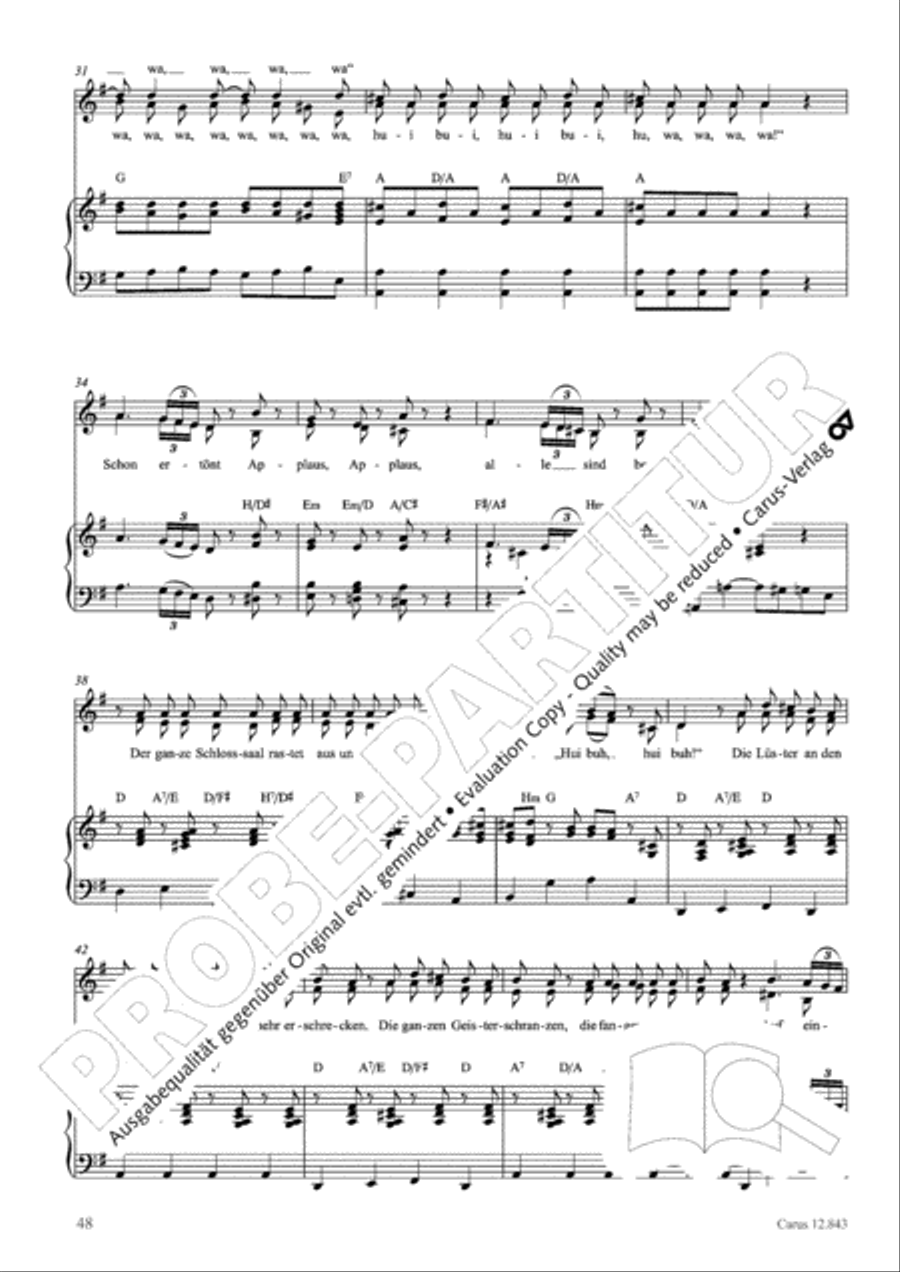 Gruselsongs, Band 1 Score scores gallery preview page 49