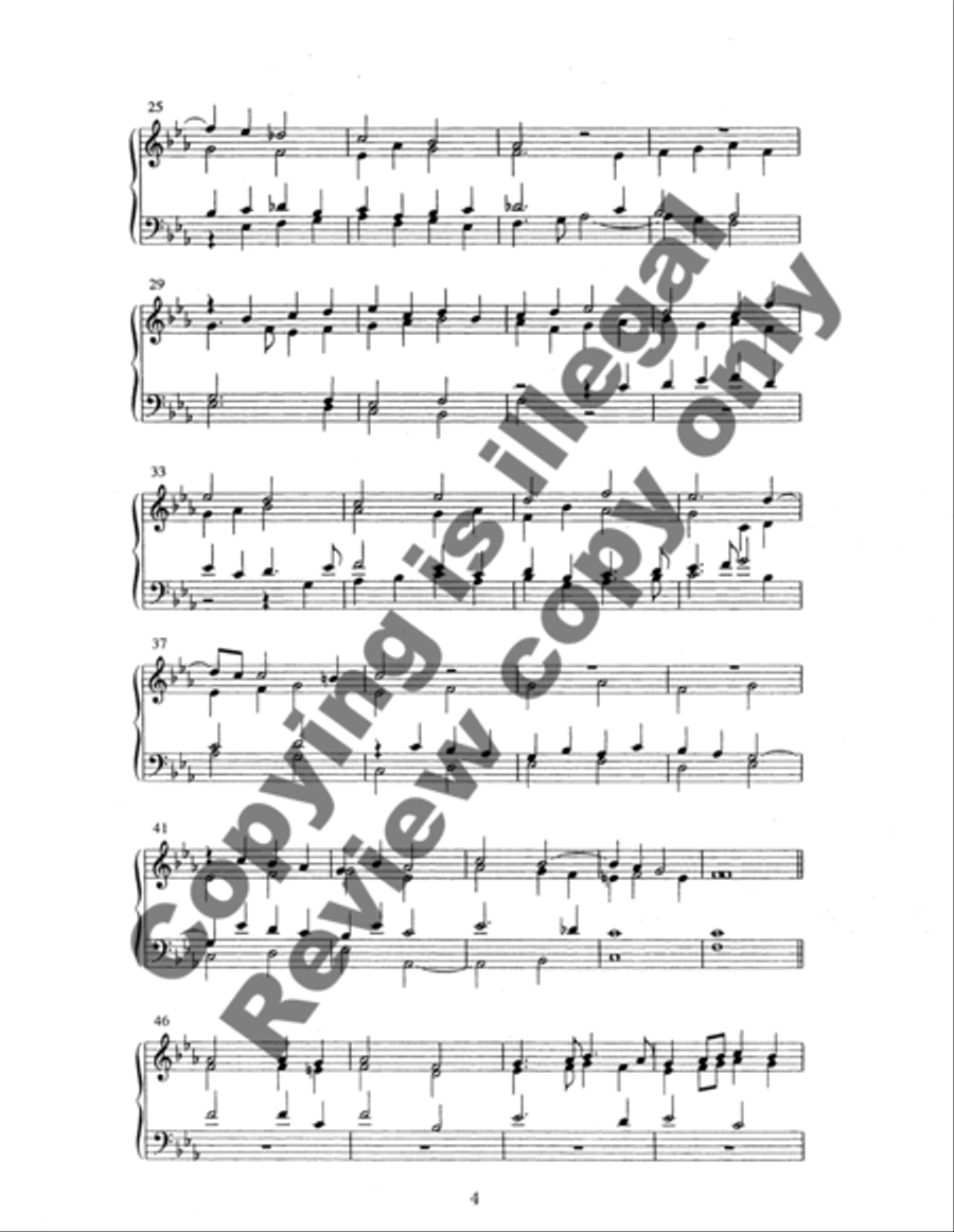 Messa a 4 voci (Keyboard/Instrumental Part) Choir scores gallery preview page 11