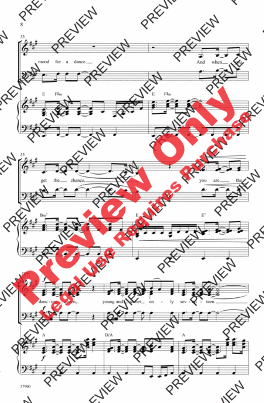 Dancing Queen 3-Part scores gallery preview page 8