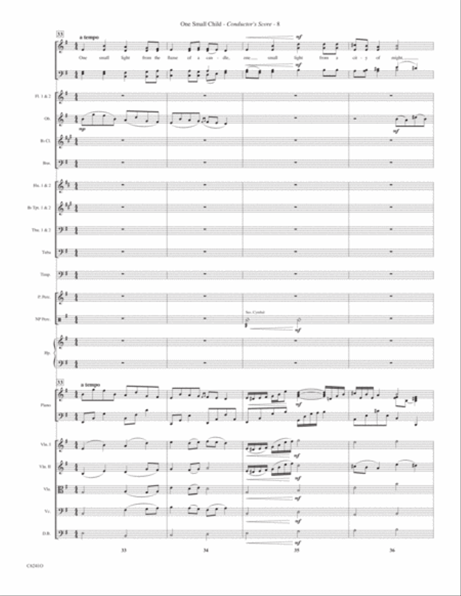 One Small Child Choir scores gallery preview page 9