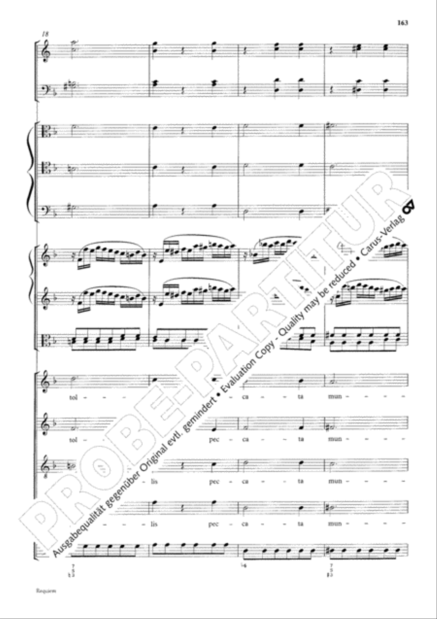 Requiem 4-Part scores gallery preview page 170