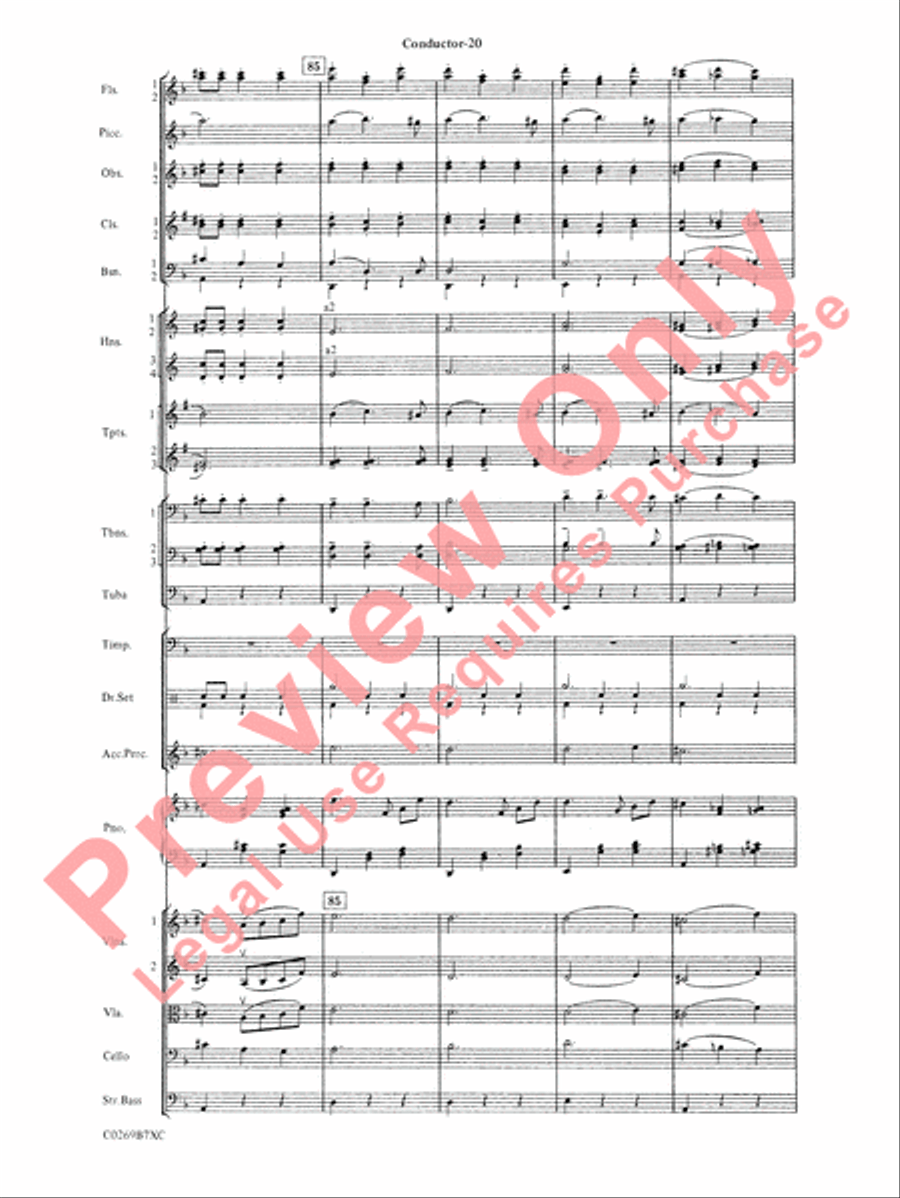 Leroy Anderson Favorites Leroy Anderson Favorites Full Orchestra scores gallery preview page 23