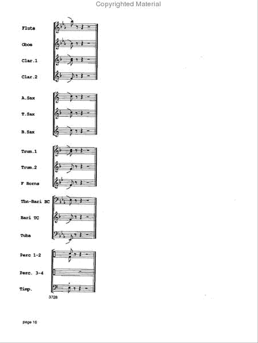 Sounds of the Season Concert Band scores gallery preview page 17