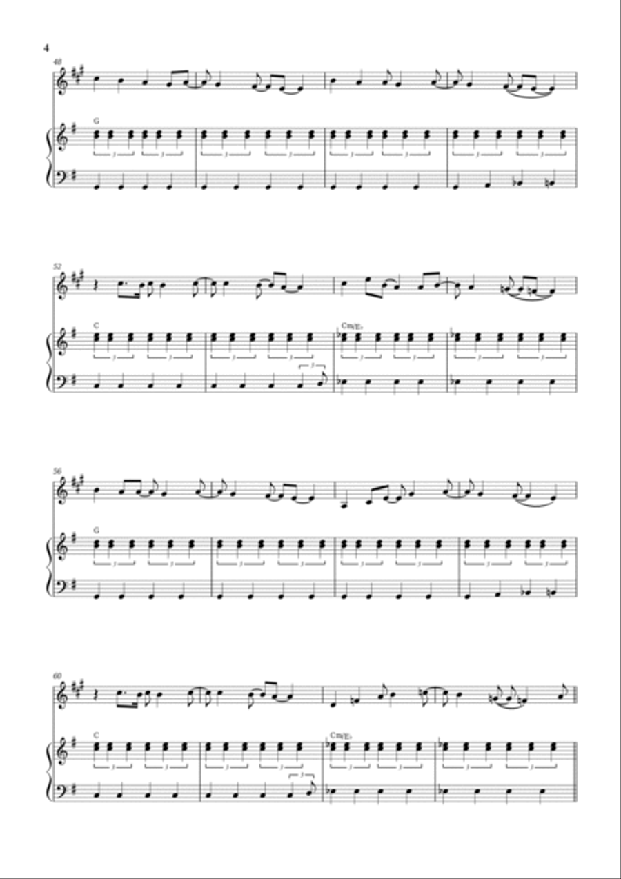 All I Want For Christmas Is You B-Flat Trumpet scores gallery preview page 4