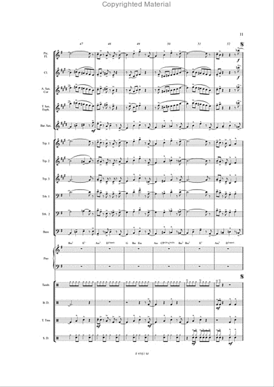 Birdland Birdland Marching Band scores gallery preview page 10