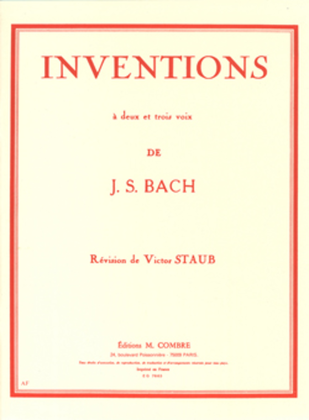 Book cover for Inventions a 2 Et 3 Voix