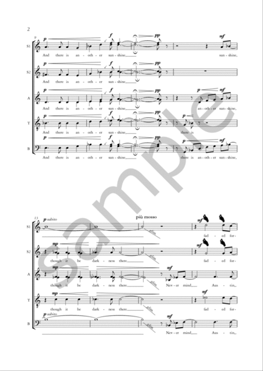 There is another sky for SSATB Choir SSATB scores gallery preview page 5