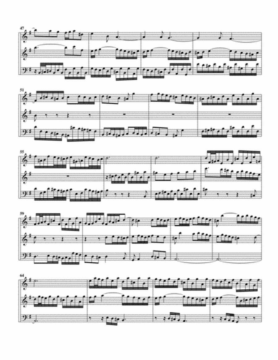 Fugue from Das wohltemperierte Klavier I, BWV 860/II (arrangement for 3 recorders)