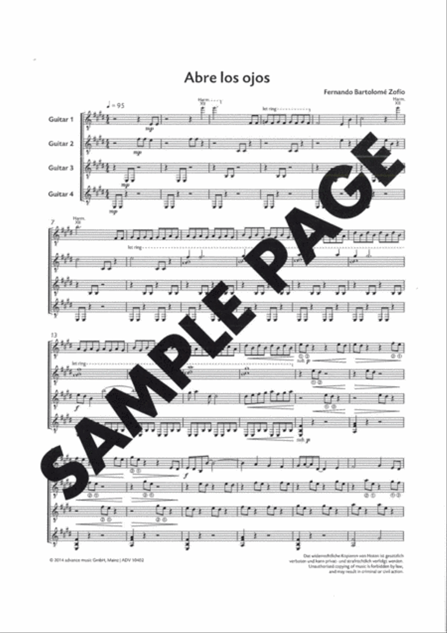 Ensalada Musical Small Ensemble scores gallery preview page 2