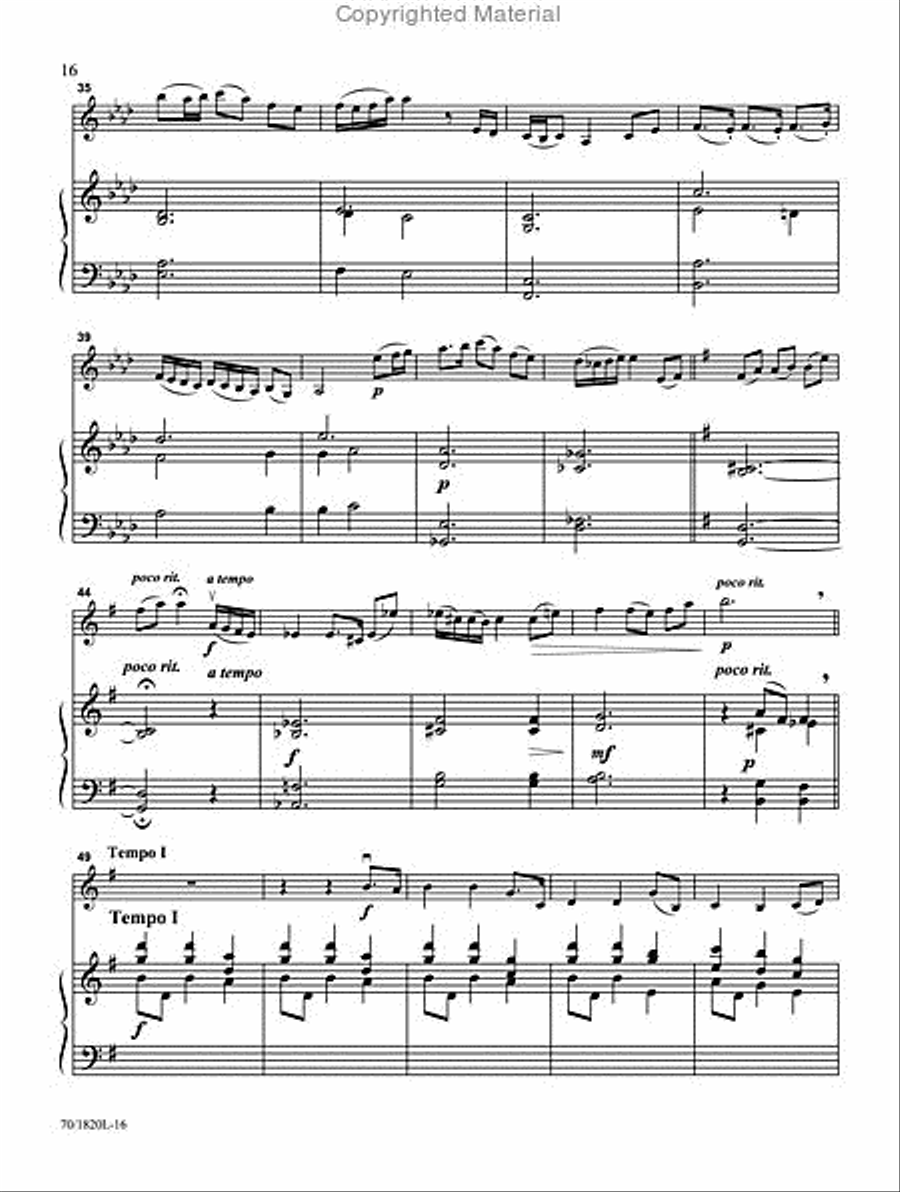 Praise Ye the Lord Violin Solo scores gallery preview page 7