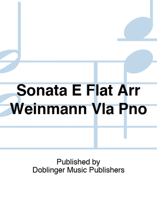 Vanhal - Sonata E Flat Major For Viola/Piano