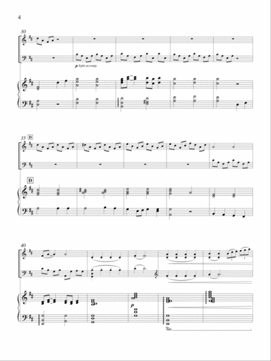 Let Us Break Bread Together Piano Trio scores gallery preview page 3