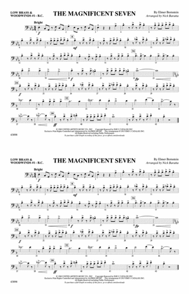 The Magnificent Seven: Low Brass & Woodwinds #1 - Bass Clef