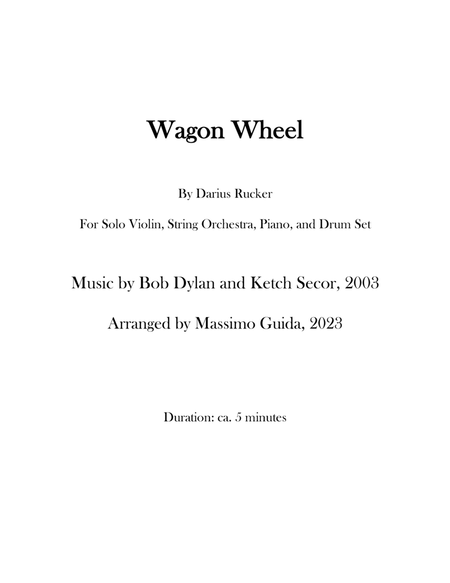 Wagon Wheel image number null