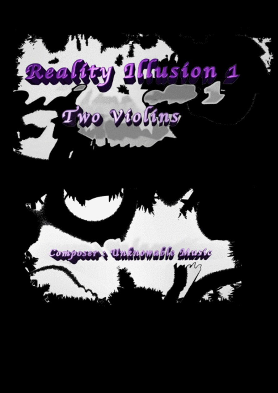 Reality Illusion 1 (two violins) Violin Solo scores gallery preview page 1