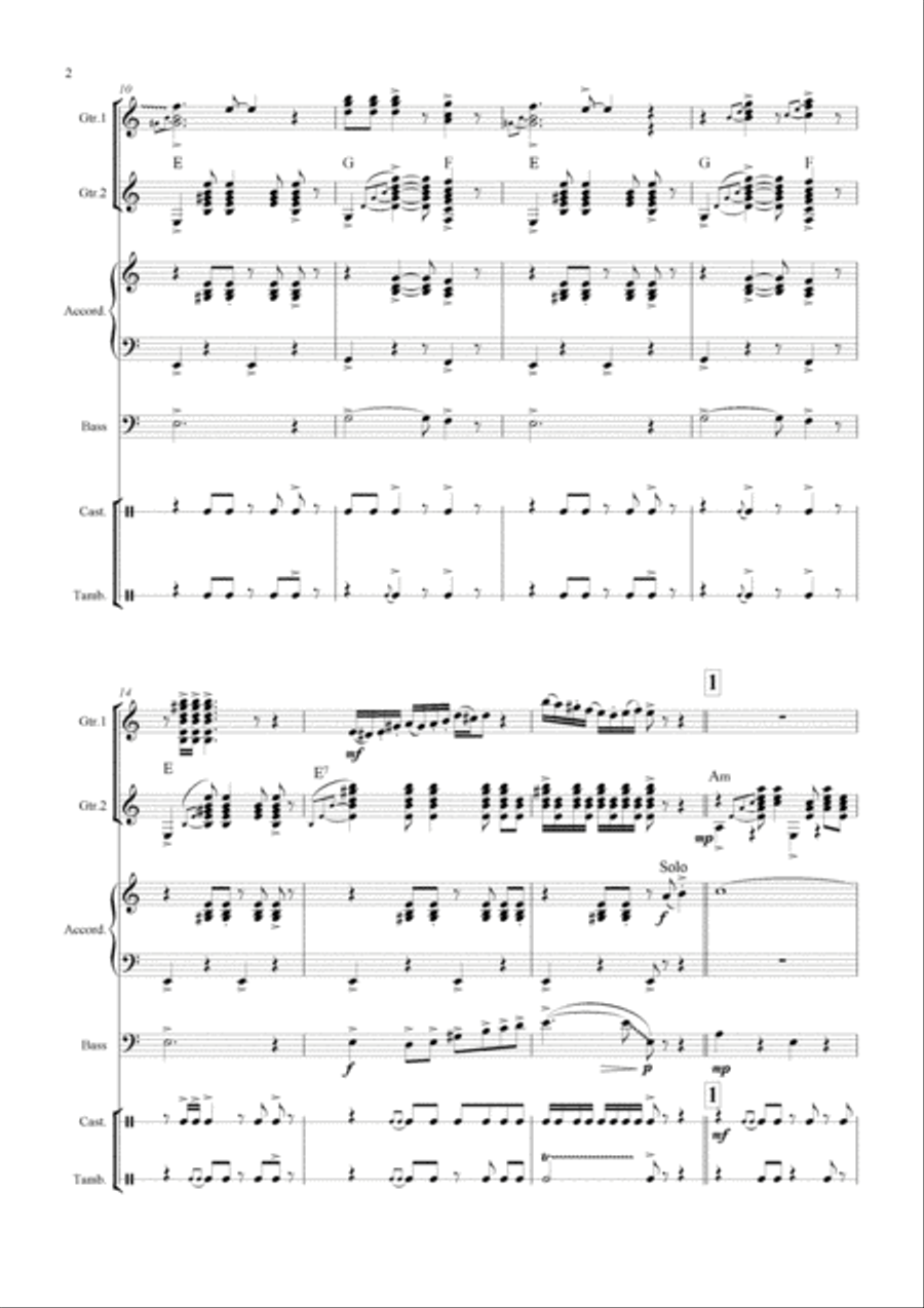 Entr'acte! Small Ensemble scores gallery preview page 2