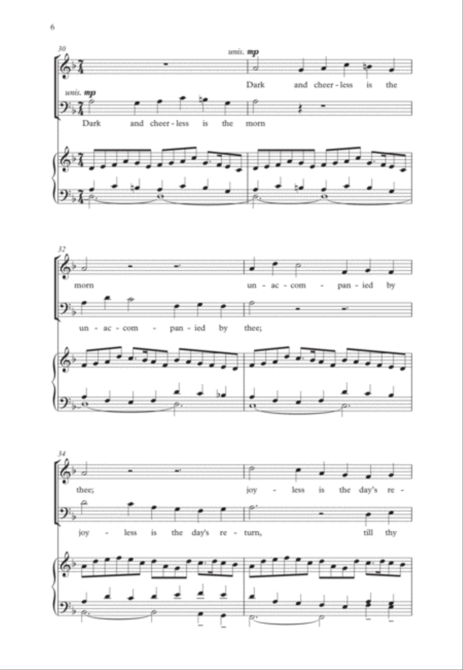 Christ, whose glory fills the skies Score scores gallery preview page 5
