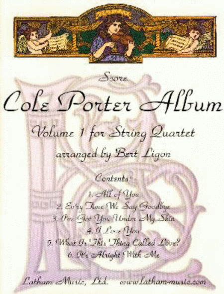 Cole Porter Album: Volume 1 for String Quartet image number null