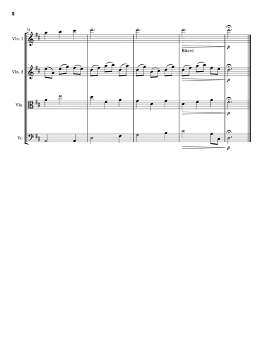 Edelweiss Edelweiss String Quartet scores gallery preview page 5