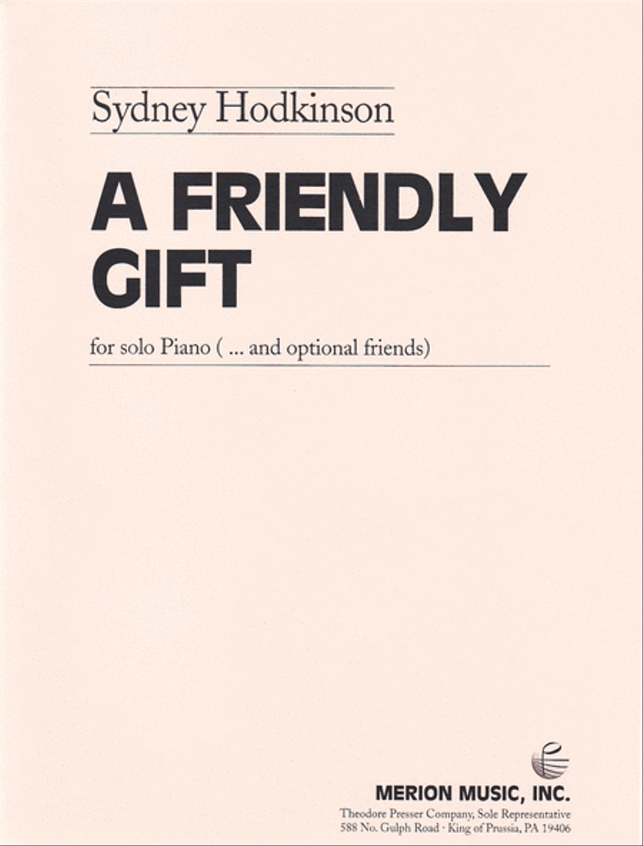 A Friendly Gift Chamber Music scores gallery preview page 1