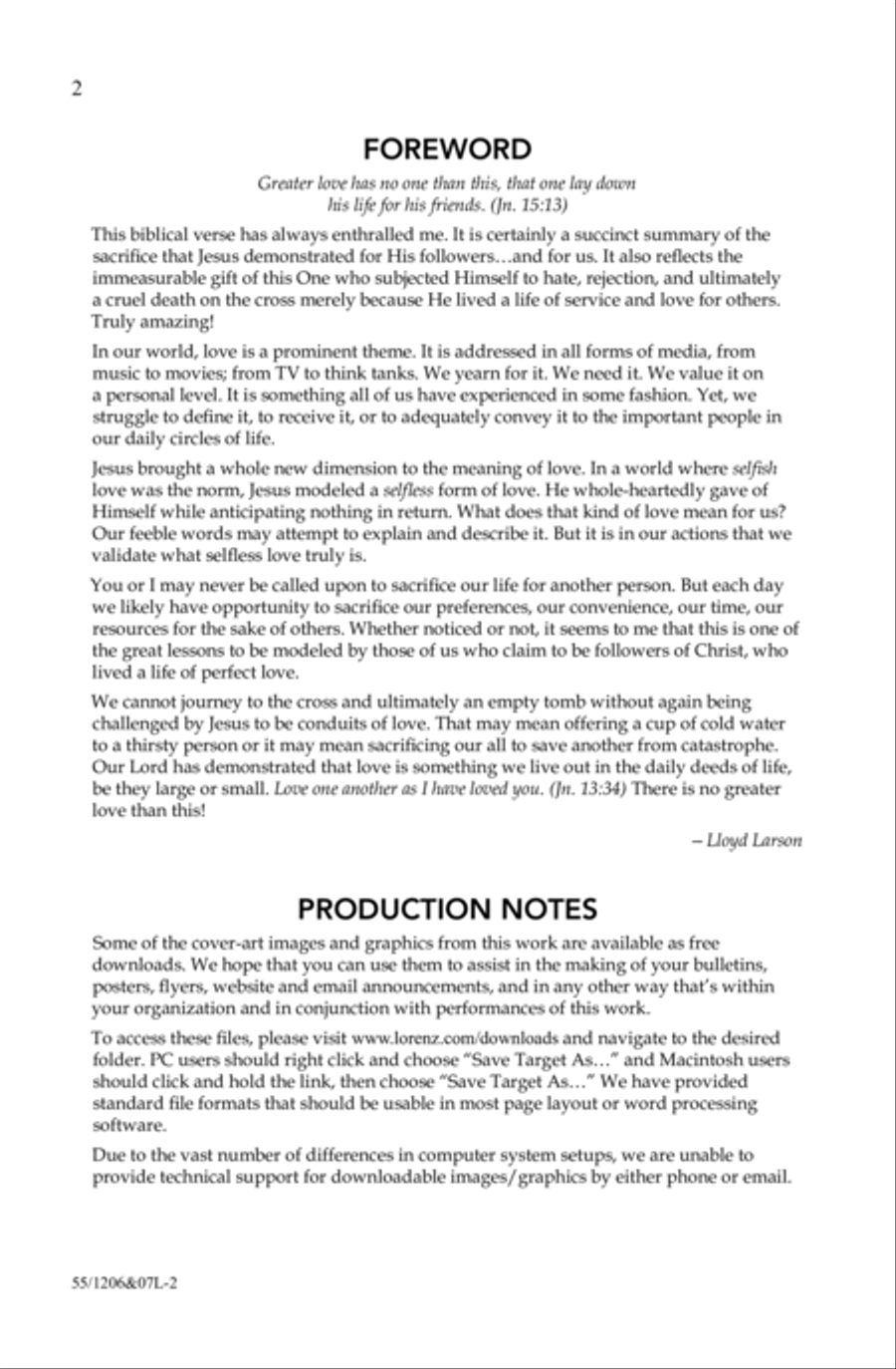 No Greater Love 4-Part scores gallery preview page 2