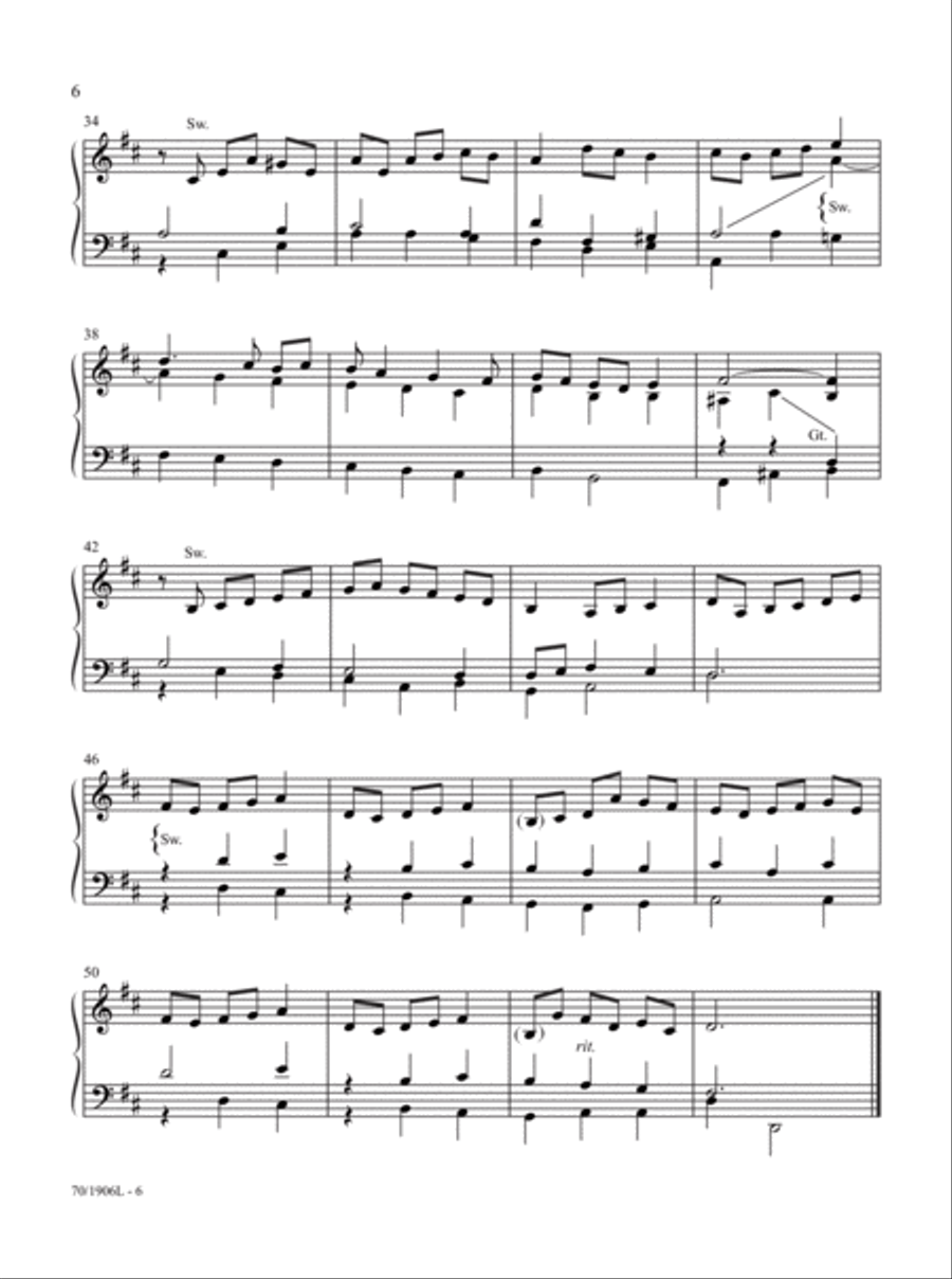 Easy Organ Library, Vol. 57 Organ scores gallery preview page 6