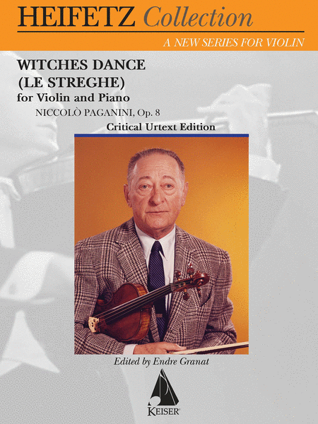 Witches Dance (le Streghe) Op. 8 Violin/piano Critical Urtext Edition Jascha Heifetz