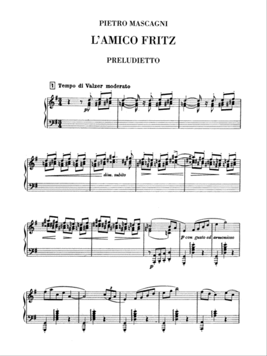 L'amico Fritz (An Opera in Three Acts) Voice scores gallery preview page 6
