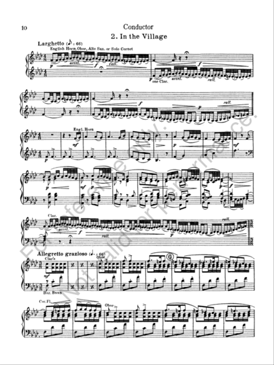 Caucasian Sketches Caucasian Sketches Concert Band scores gallery preview page 11