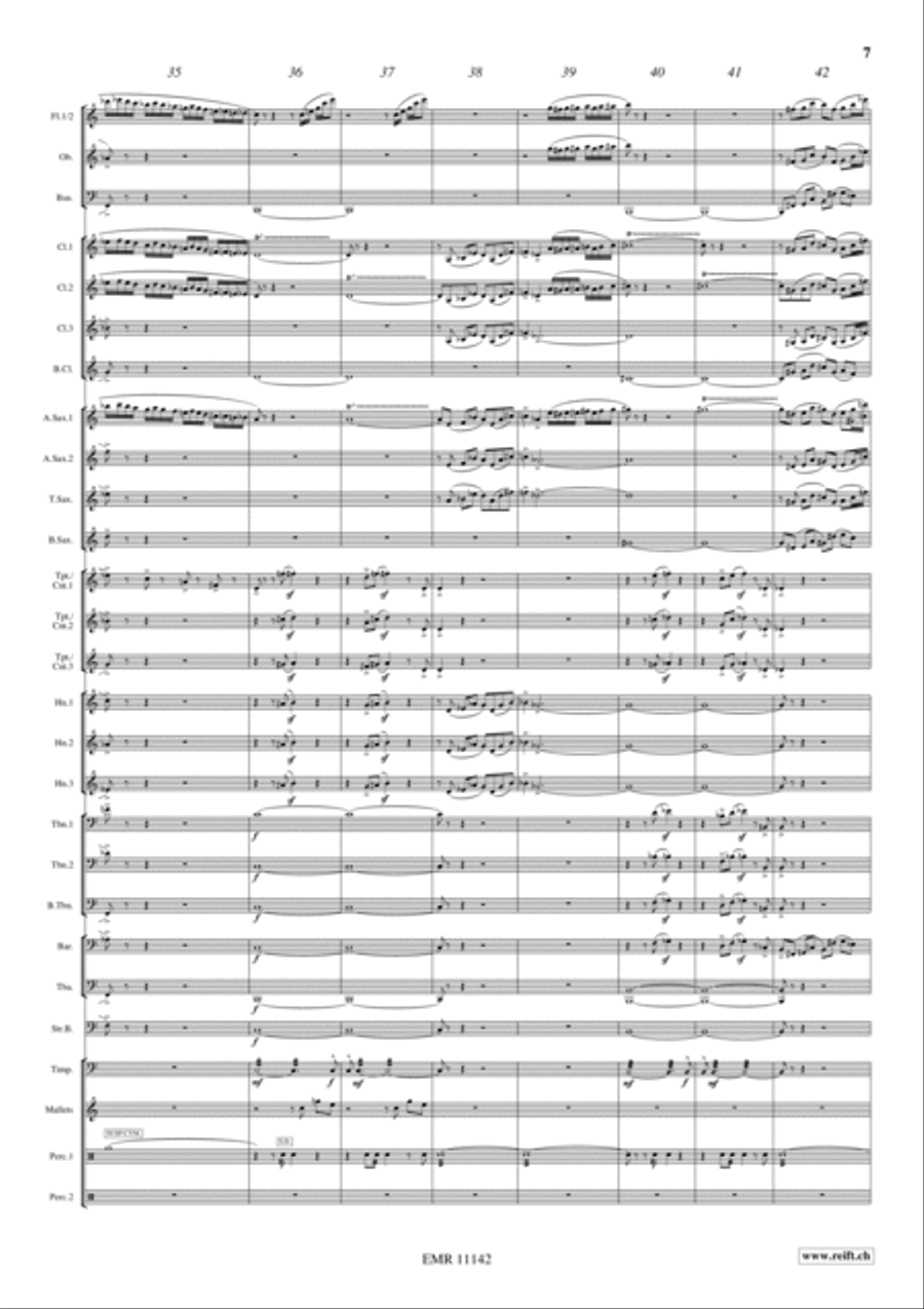The Great Train Robbery Concert Band scores gallery preview page 8