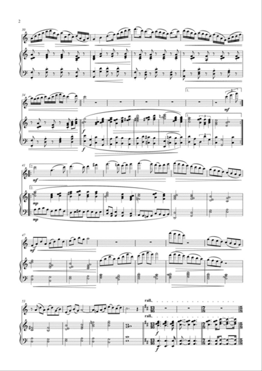 Chasing Clouds Piano scores gallery preview page 4
